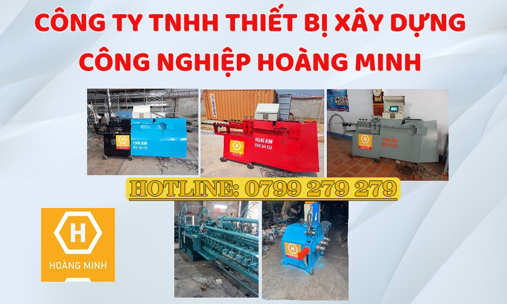 Hoàng Minh Hơn 10 Năm Cung Cấp Máy Bẻ Đai Sắt Xây Dựng Chất Lượng, Giá Tốt